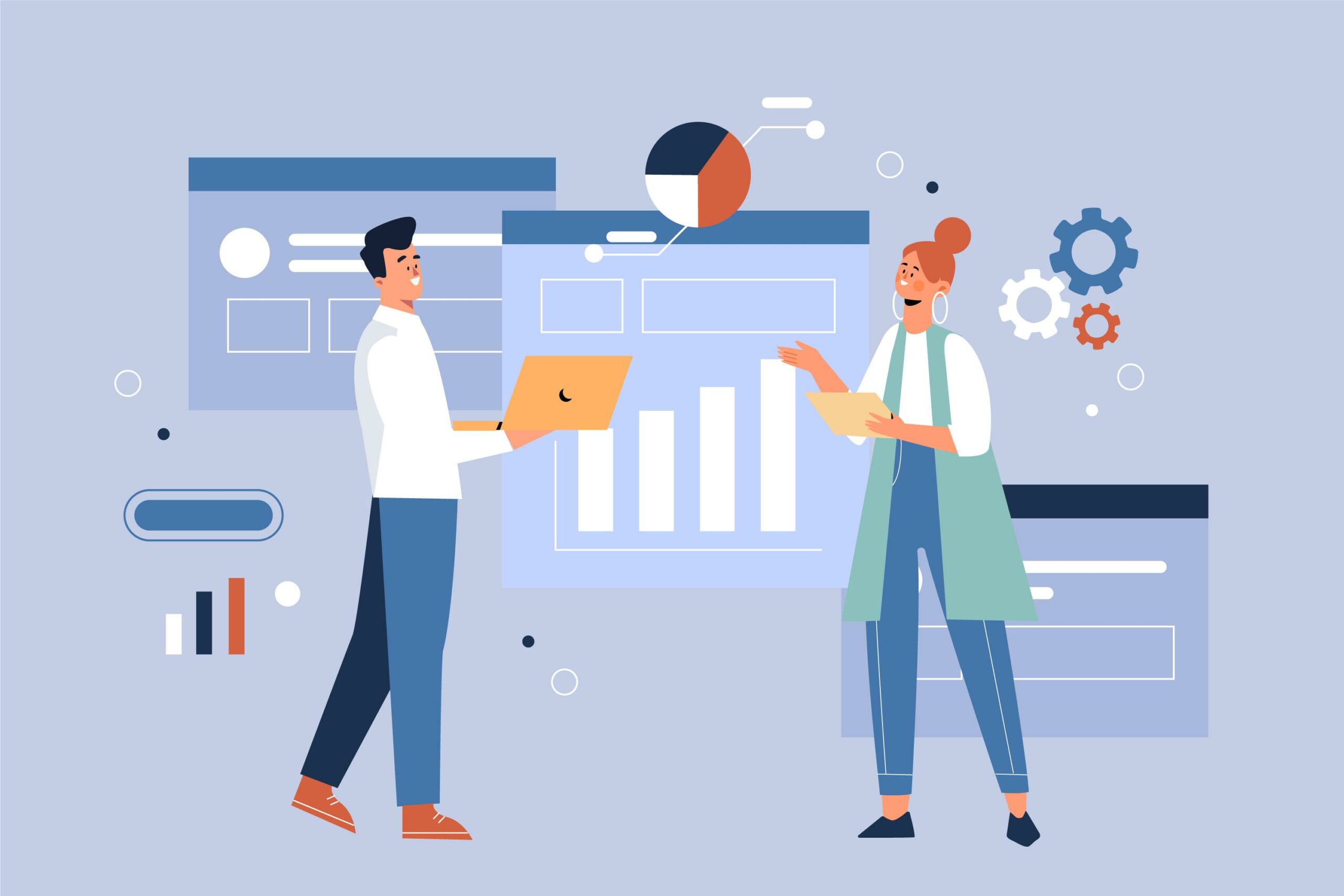 Consultants en discussion